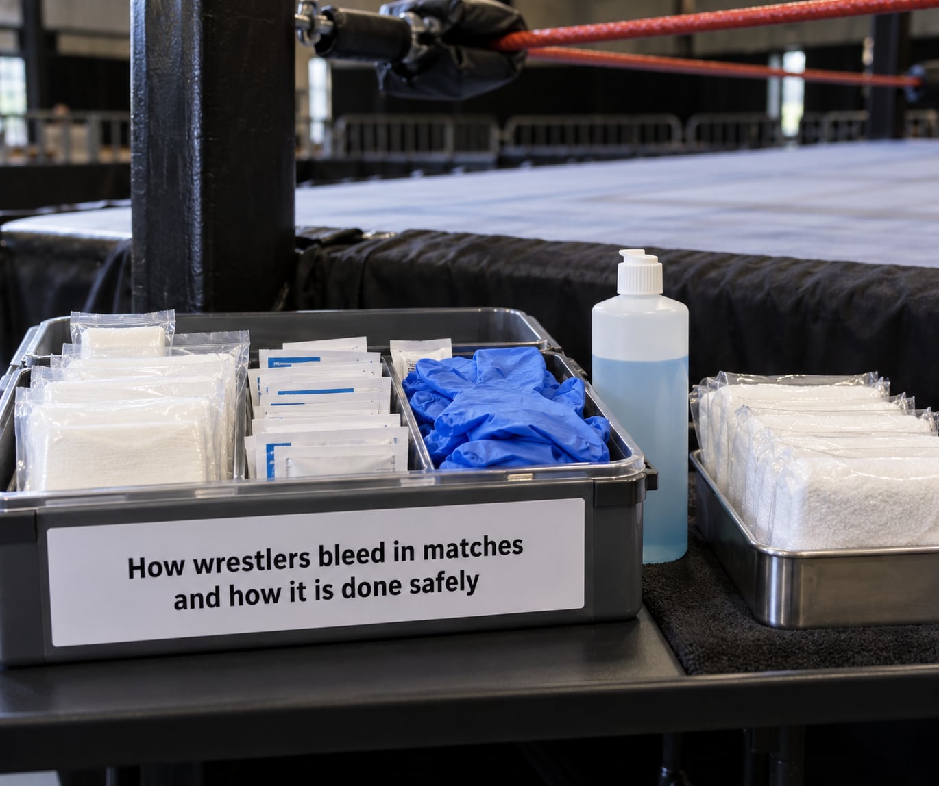 How wrestlers bleed in matches and how it is done safely