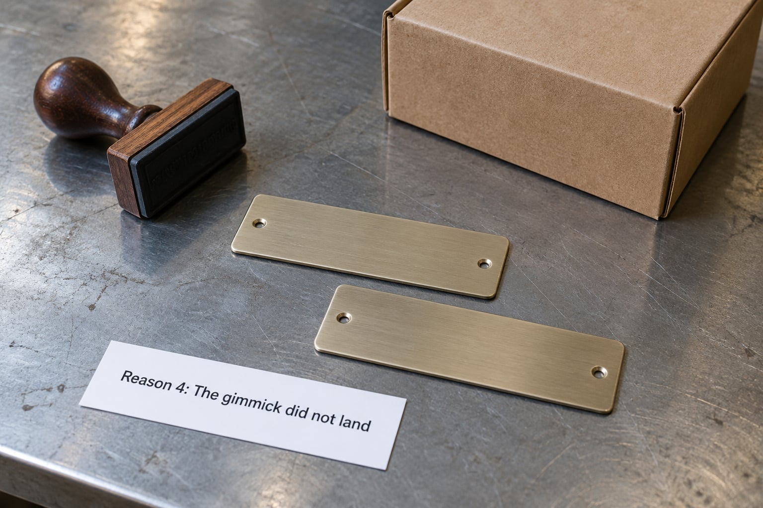 Reason 4: The gimmick did not land