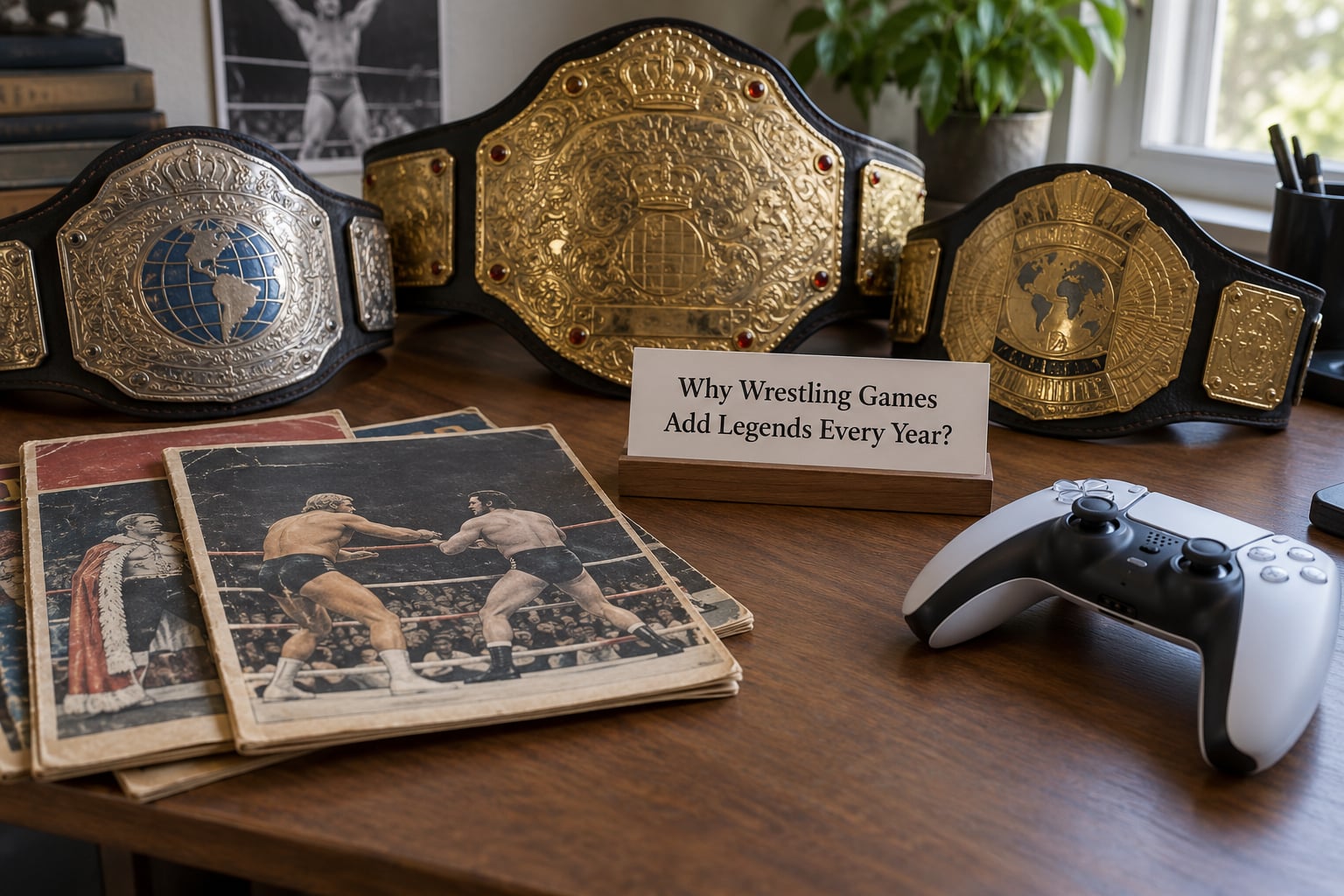 Why Wrestling Games Add Legends Every Year?